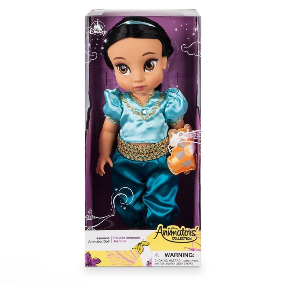 *Brand New* Disney Animator's Jasmine Doll - Teal and Gold